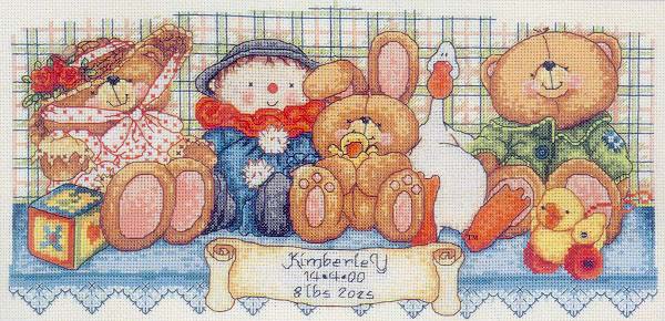 Schema punto croce Natalicio First Record 1