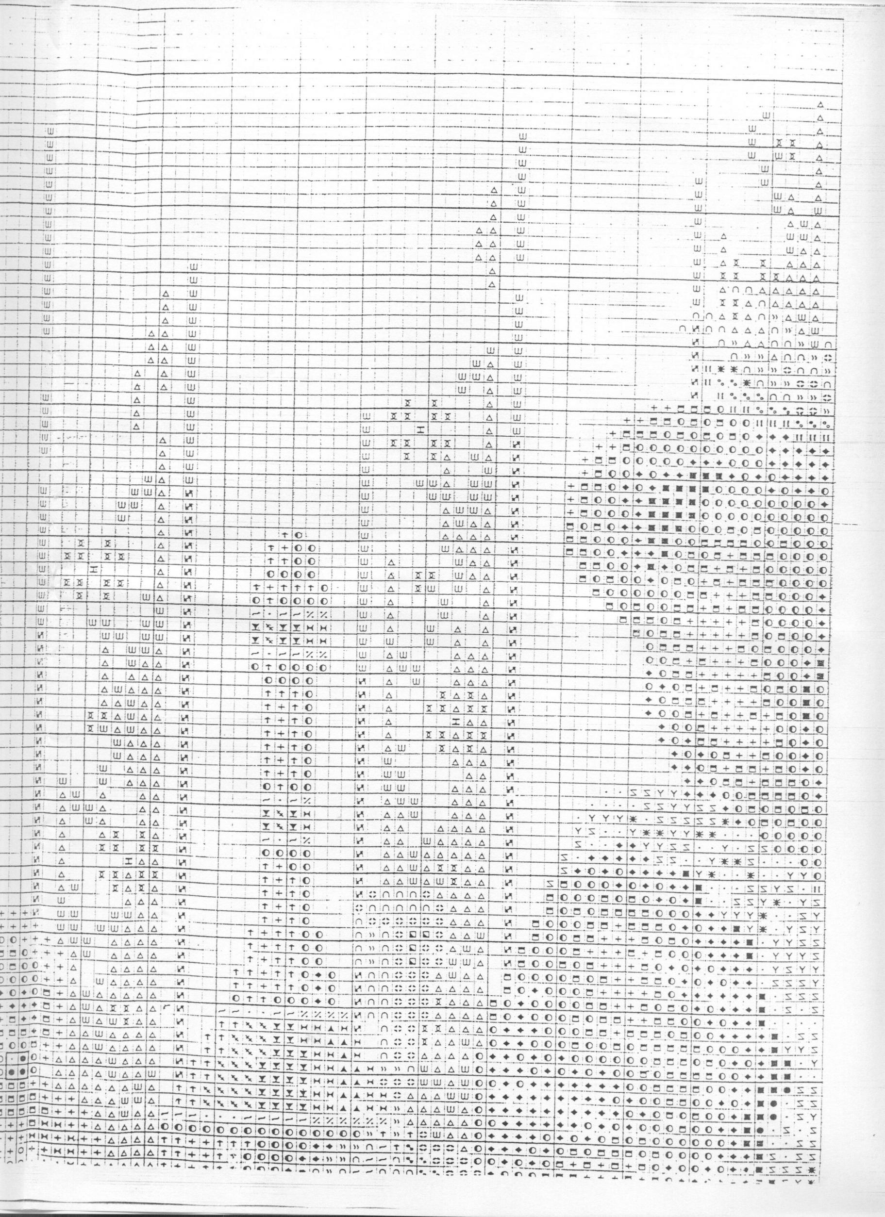 Schema punto croce Nursery Bears 10