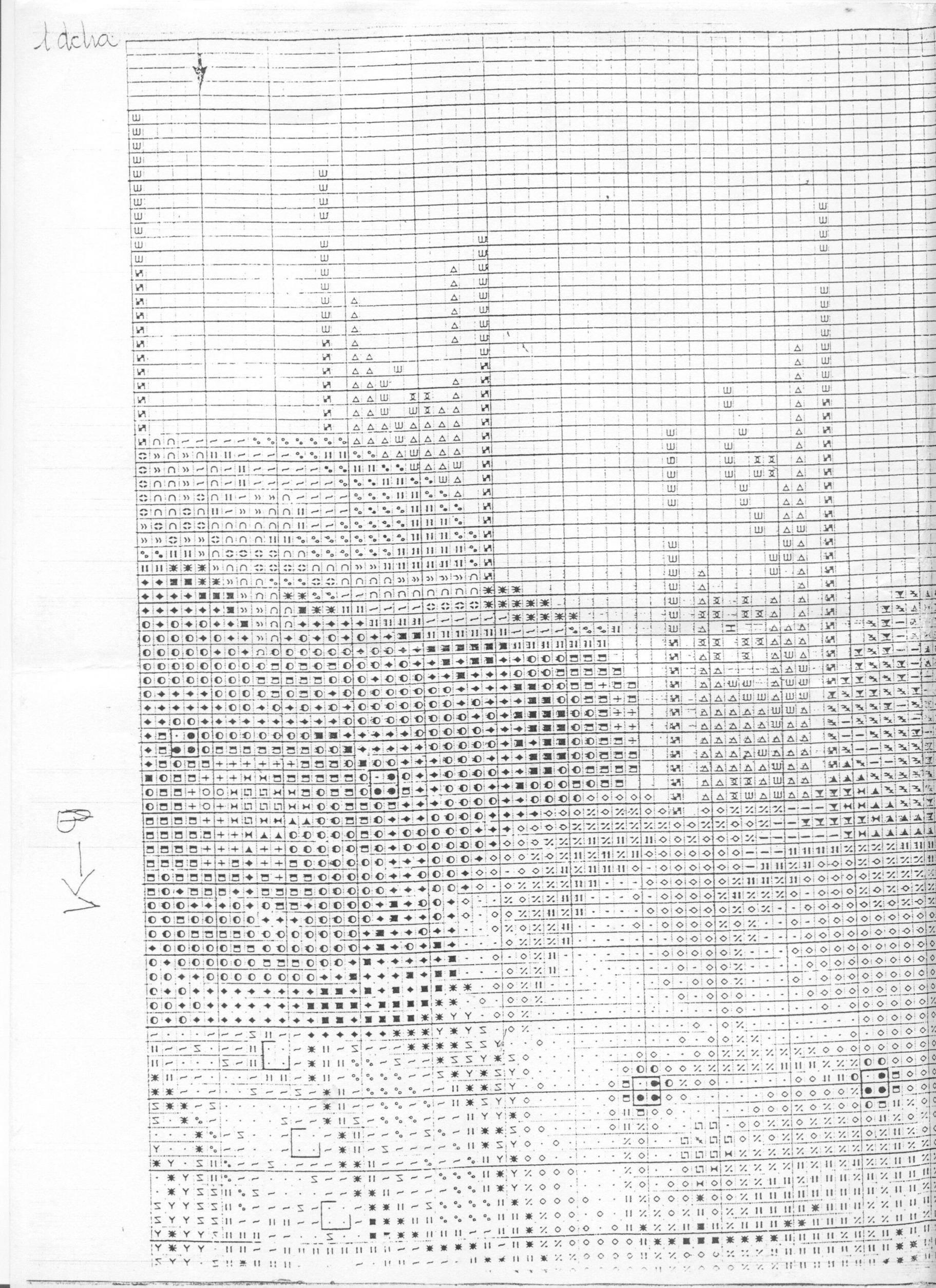 Schema punto croce Nursery Bears 11