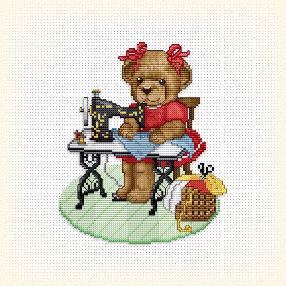 Schema punto croce Orsetta Sarta 1