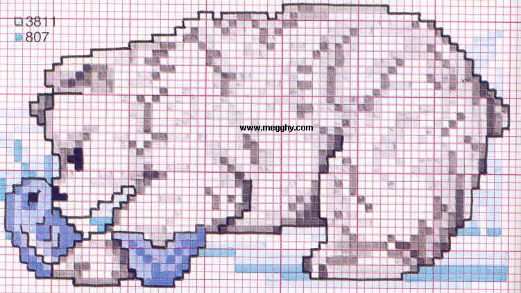 Schema punto croce Orsetti24