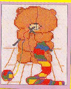 Schema punto croce Quick Knit 1