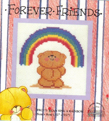 Schema punto croce Rainbow 1