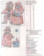 Schema punto croce A Bears World 4