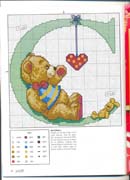 Schema punto croce Abecedario Orsetti 1c
