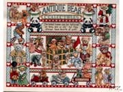 Schema punto croce Antique Bears 1