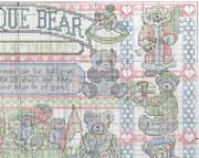 Schema punto croce Antique Bears 3