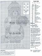 Schema punto croce Around The World 11