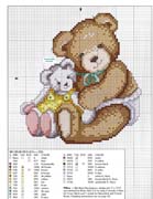 Schema punto croce Baby Is Love 9