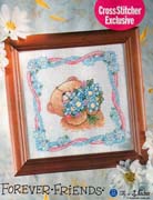 Schema punto croce Bear With Flowers 1