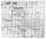 Schema punto croce Clock 3