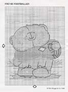 Schema punto croce Footballer 2