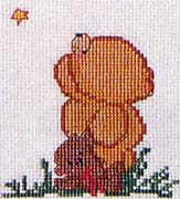 Schema punto croce Guardando Una Stella 1