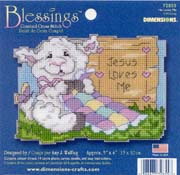 Schema punto croce Jesus Love Me 1