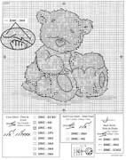 Schema punto croce Lickle Teddy 19c