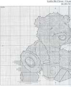 Schema punto croce Lickle Teddy 1b