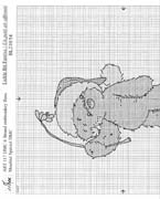 Schema punto croce Lickle Teddy 20b