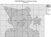 Schema punto croce Lickle Teddy 2b