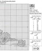 Schema punto croce Lickle Teddy 3c