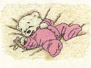 Schema punto croce Lickle Teddy 4a