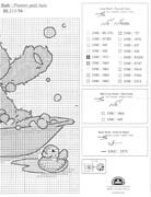 Schema punto croce Lickle Teddy Bath 2