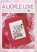 Schema punto croce Lickle Teddy Cuoricini1