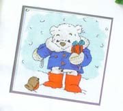 Schema punto croce Lickle Teddy Neve1