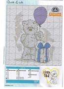 Schema punto croce Lickle Teddy Regalo2