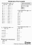 Schema punto croce Little Flower 10