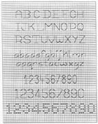 Schema punto croce Nascita Con Culletta 10