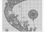 Schema punto croce Nascita Happy Friends 36