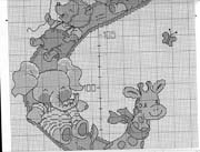 Schema punto croce Nascita Happy Friends 38