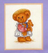 Schema punto croce Orsetta Alice 1