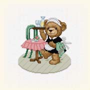 Schema punto croce Orsetta Cameriera 1