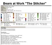 Schema punto croce Orsetta Ricamatrice 3