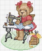 Schema punto croce Orsetta Sarta 2