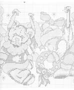 Schema punto croce Orsetti Natalizi Appesi 3