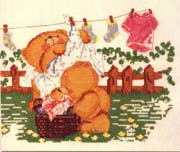 Schema punto croce Orsi Laboriosi 1