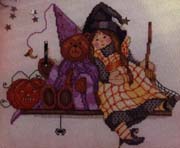 Schema punto croce Orso Mago 1