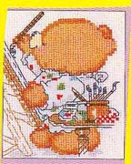 Schema punto croce Pittrice 1