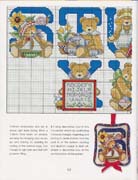 Schema punto croce Teddies 89