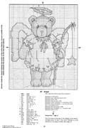 Schema punto croce Teddies Nativity 22