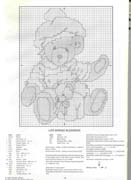 Schema punto croce Teddies Nursery 9