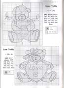 Schema punto croce Teddiess 2