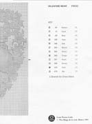 Schema punto croce Valentine Bear 3