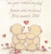 Schema punto croce Wedding Sampler 1