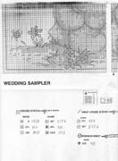 Schema punto croce Wedding Sampler 4