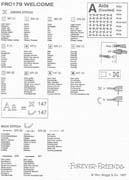 Schema punto croce Welcome 3