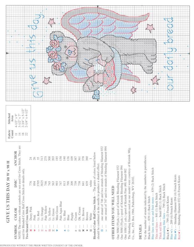 Schema punto croce Sweet Inspirations 2