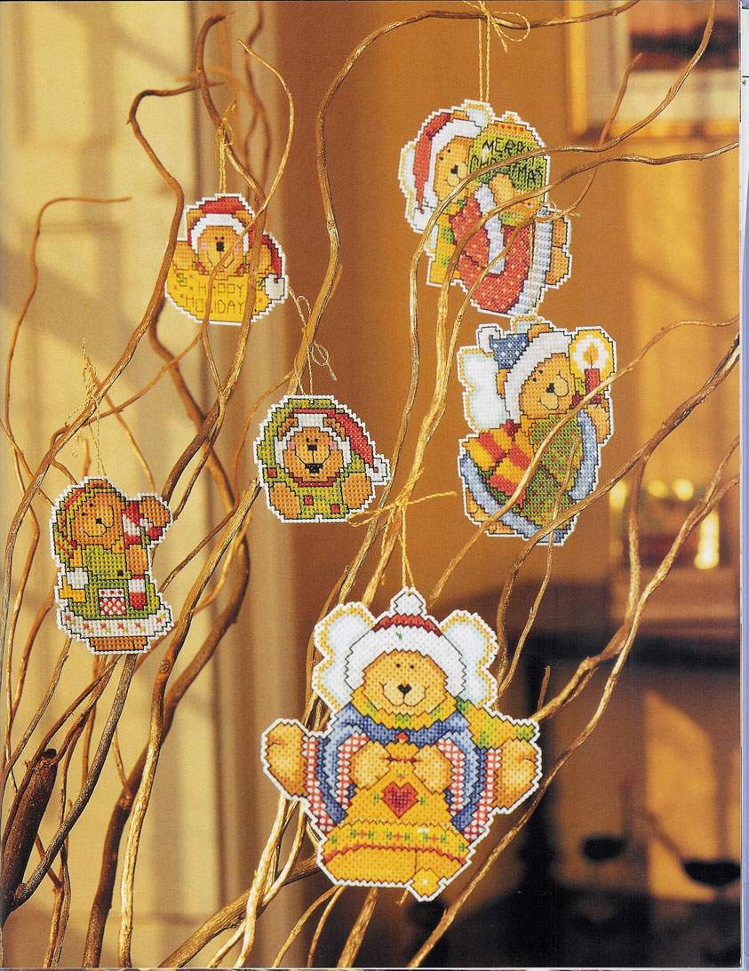 Schema punto croce Teddies 92